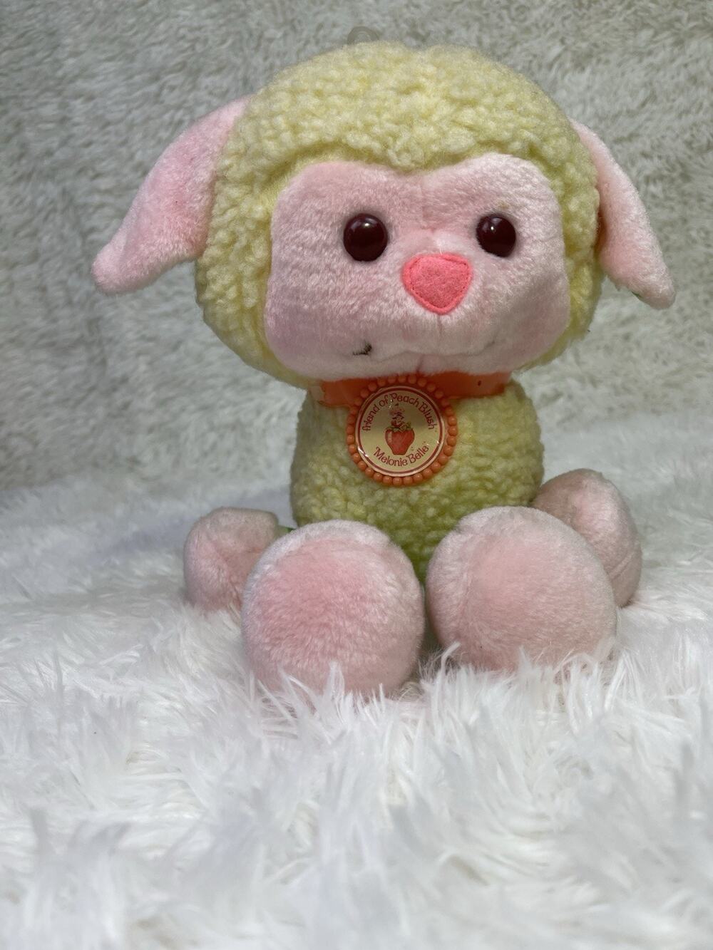 Strawberry Shortcake Melonie Belle Plush Lamb Peach